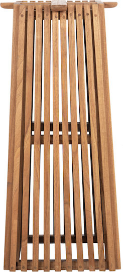 Freebox Stand De Masă Din Lemn Natural 40x40x90cm