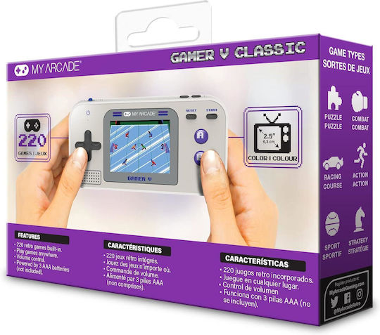 My Arcade Classic Elektronische Handheld-Spielkonsole für Kinder