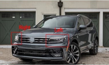 Δεξί Κρύσταλλο Φαναριού Led για Volkswagen Tiguan