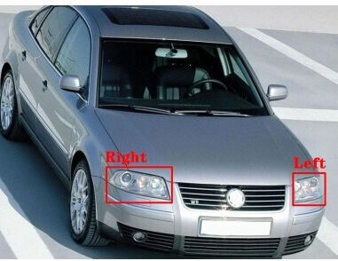 Cristal Pentru Faruri Dreapta VW Passat 2001 2005