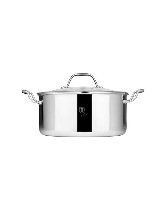 Berlinger Haus Deep Stainless Steel Pot 4.1lt / 24cm