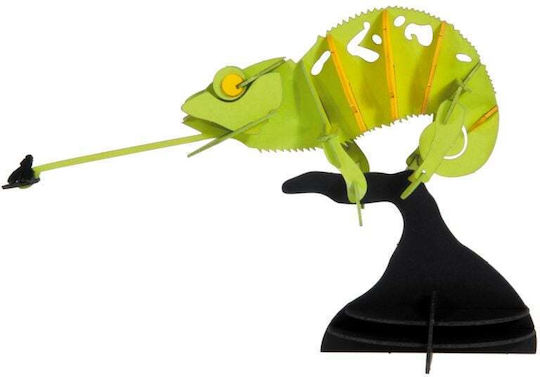 Fridolin Origami 3d Model Chameleon für Kinder 3+ Jahre alt+ Jahre