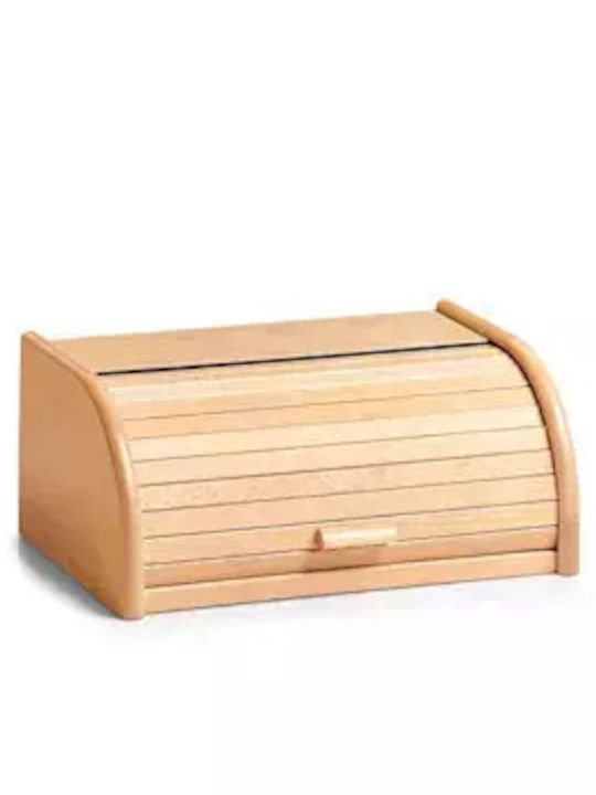 Zeller Bread Box Wooden Brown 40x28x18cm