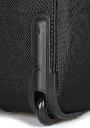 Diplomat Reisetasche 51Es Schwarz mit Rädern Stoff L55xB30xH31cm