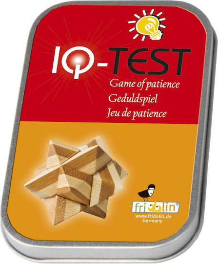 Fridolin Wooden Bamboo Star Metal Iq Logic Game Puzzle aus Holz