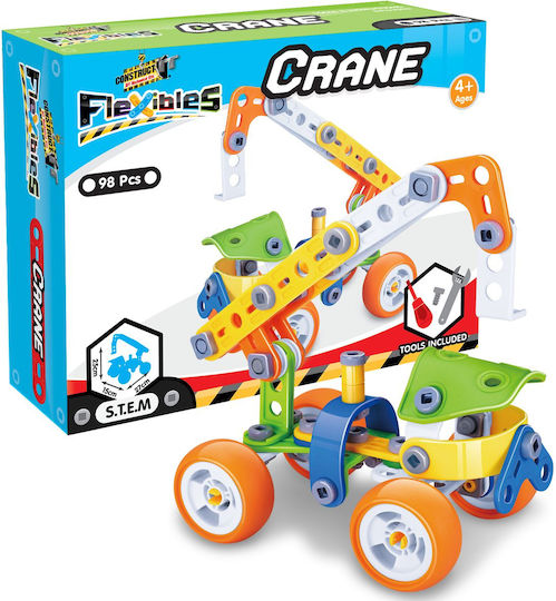 Construct It Bauspielzeug für Kinder ab 3+ Jahre alt Jahren