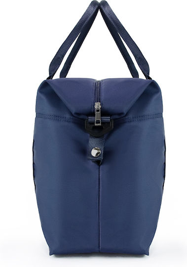 Amber Reisetasche 37Es Blau Stoff L55xB25xH27cm