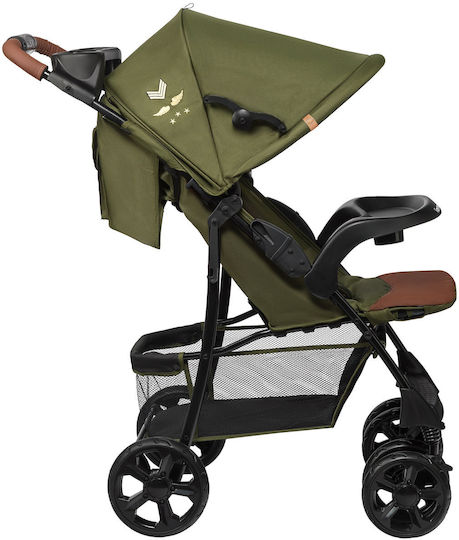 Lionelo Emma Plus Cărucior pentru Bebeluși Potrivit de la 6+ Luni Verde 8.5kg