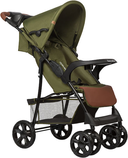Lionelo Emma Plus Cărucior pentru Bebeluși Potrivit de la 6+ Luni Verde 8.5kg