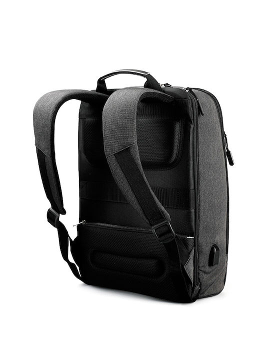 Tigernu Τσάντα Πλάτης για Laptop με Θύρα USB σε Μαύρο χρώμα T-B3305