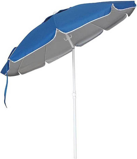 Sidirela Mare Folding Beach Umbrella Diameter 2m Blue Mare
