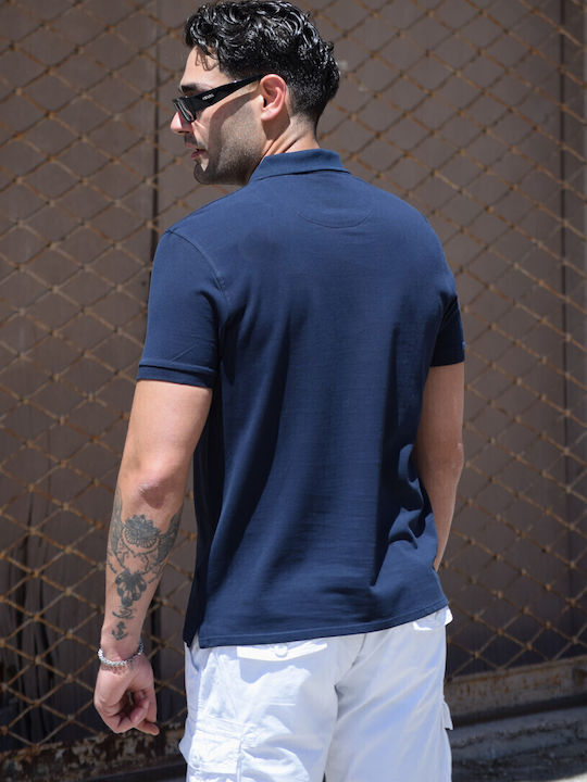 Polo Bluse Dark Blue
