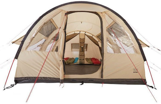 Grand Canyon Helena 5 Σκηνή Camping Τούνελ Μπεζ 4 Εποχών για 5 Άτομα 475x310x200εκ.