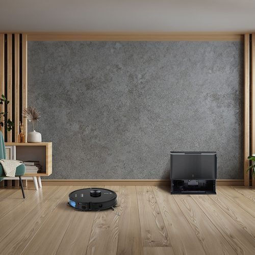 Rohnson Mamba Total Clean Σκούπα Ρομπότ με Χαρτογράφηση Laser & Απορρόφηση 8500Pa Μαύρη