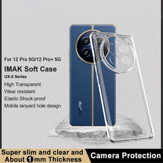 Imak Ux-5 Series Soft Back Cover Σιλικόνης Διάφανο (Realme 12 Pro)