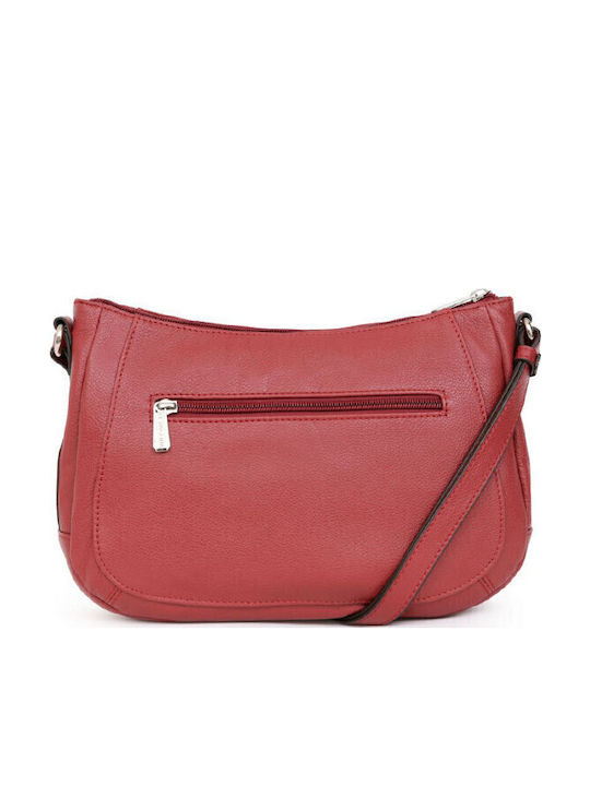 Leder Damen Handtasche Crossbody Schulter Rote