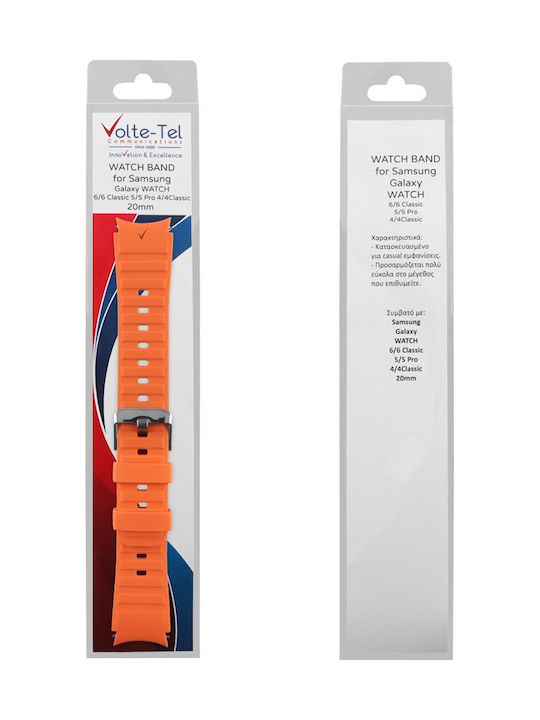 Volte-Tel Vt117 Strap Silicone Orange (Samsung Watch 6/6 Classic)