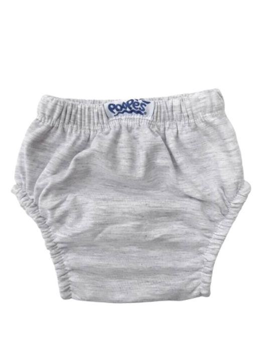 Poopes Umbrella Kids' Diaper Underwear Grey