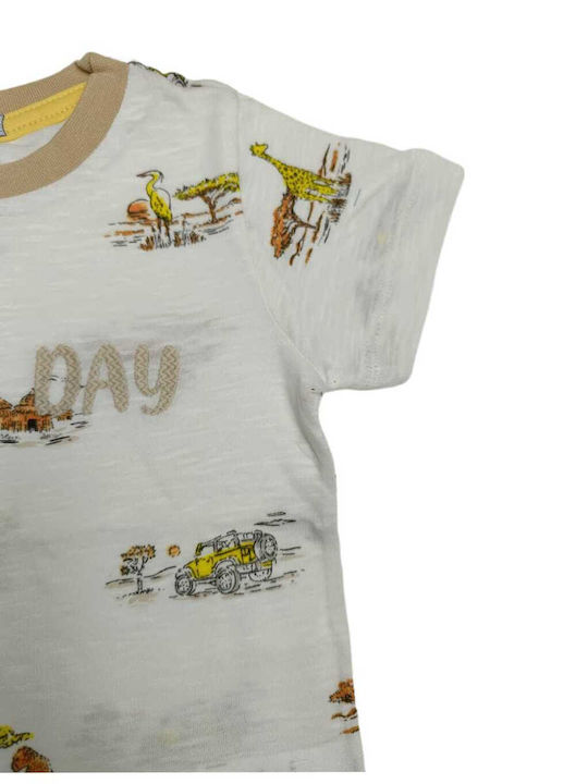 Trendy Shop Kids T-shirt Beige