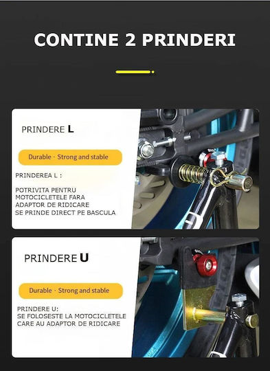 Stand de ridicare a roții din spate a motocicletei