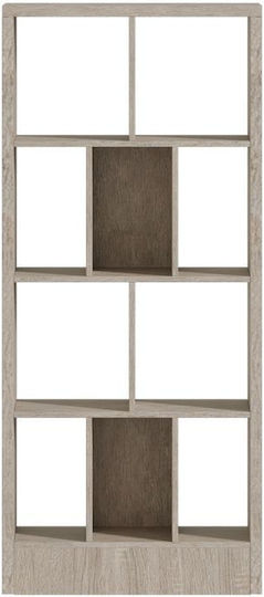 Bookcase Dividre Walnut 80x30x181cm