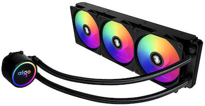 Darkflash AC SE 360 CPU Water Cooling Triple Fan 120mm for Socket AM4/1700/1200/115x with RGB Lighting