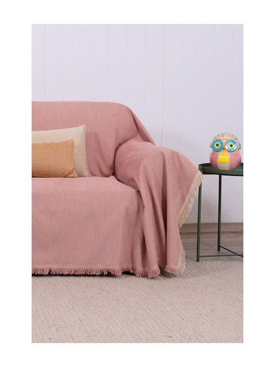 Naf Naf 358/21 Ριχτάρι Πολυθρόνας Chenille 180x180εκ. Powder 520801345456