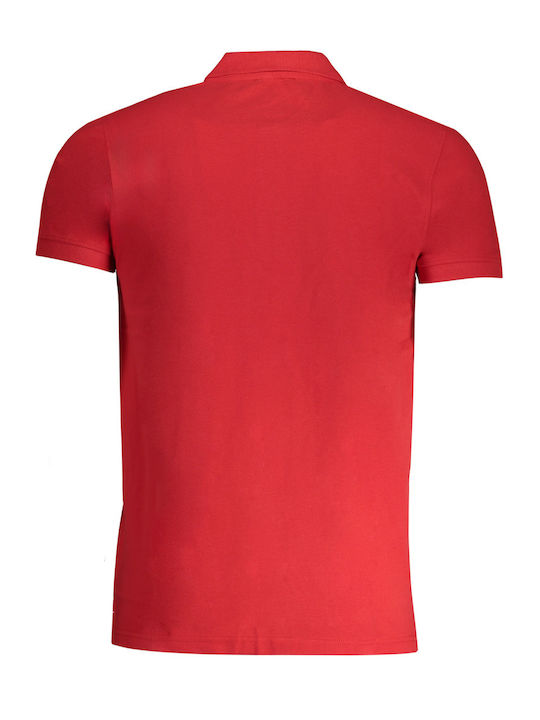 Roberto Cavalli Herren Kurzarmshirt Polo Red