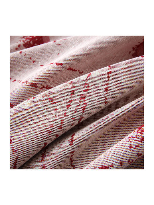 Beauty Home Throws Set 2 pcs Fur Red