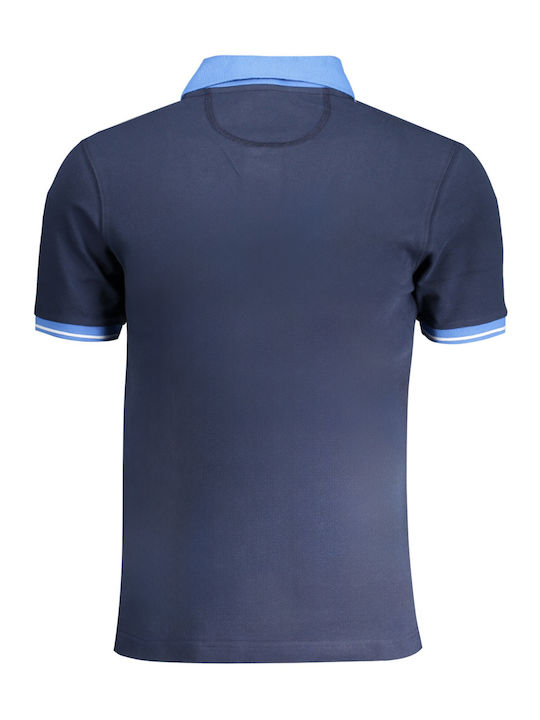 La Martina Herren Shirt Polo Blau