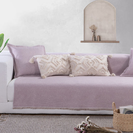 Nef-Nef Homeware Aronia Ριχτάρι Πολυθρόνας 170x180εκ. Lilac 035765
