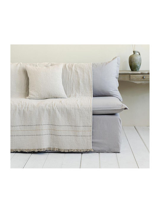 Nima Azura Ριχτάρι Πολυθρόνας Δύο 'Οψεων 180x180εκ. Ivory