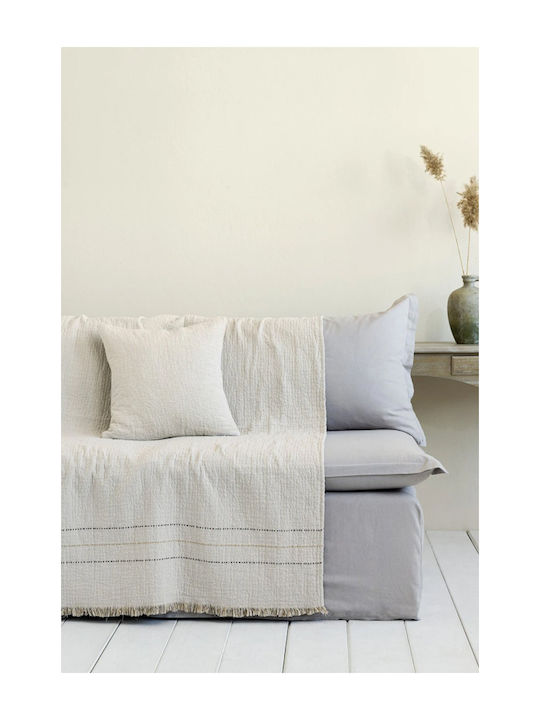 Nima Azura Ριχτάρι Πολυθρόνας Δύο 'Οψεων 180x180εκ. Ivory
