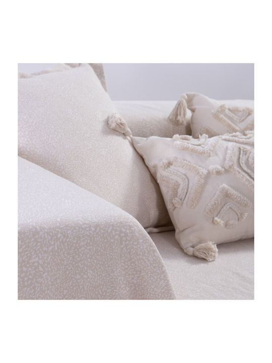 Nef-Nef Homeware Aronia Cuvertură Pentru Canapea 3 Locuri 170x300 cm Ecru