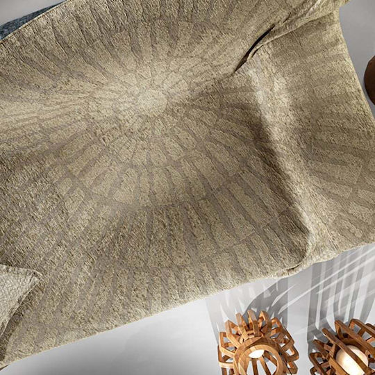 Guy Laroche Siren Armchair Throw Chenille 180x150cm Natural