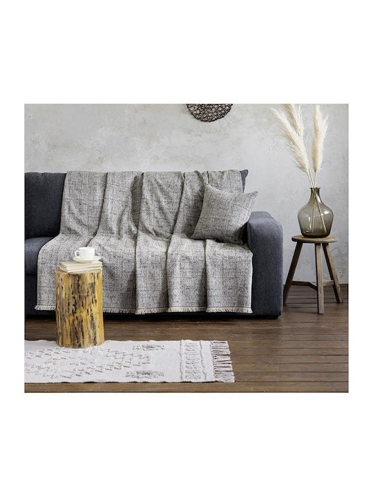 Nima Cantata Ριχτάρι Διθέσιου Καναπέ Δύο 'Οψεων Chenille 180x240εκ. Taupe 33182