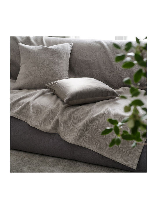 Gofis Home Sofa Throws 2 Seater Nimbus 180x250cm Gray