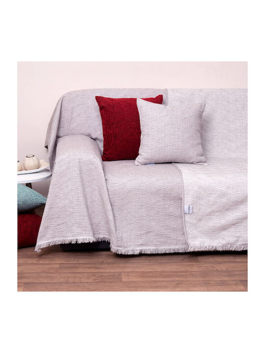 Anna Riska 1449 Ριχτάρι Πολυθρόνας Δύο 'Οψεων Chenille 180x150εκ. Grey 1449 431473