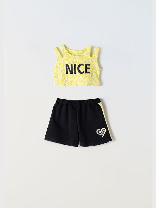 Εβίτα Kids Set with Shorts Summer 2pcs LAHANI