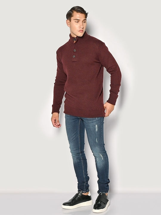 Long Sleeve Burgundy Sweater