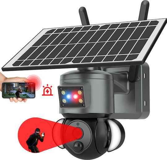 JK14-S528-3MP-WiFi IP Surveillance Camera Wi-Fi Full HD+ 5MP Waterproof Battery Powered with Lens 3.6mm