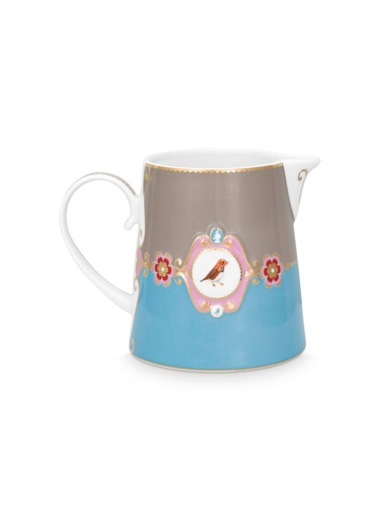 PiP Studio Love Birds Γαλατιέρα Σερβιρίσματος από Πορσελάνη Μπλε