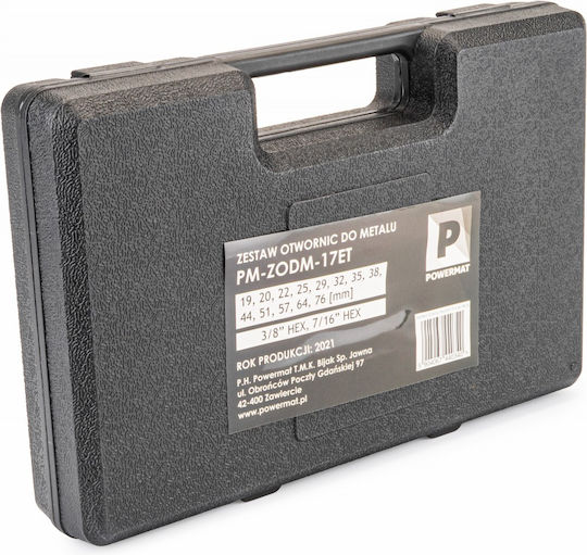 Powermat Burghie diamantată HSS cu diametru 76mm pentru Lemn, Metal, Beton, Gresie și Plastic 2400gr