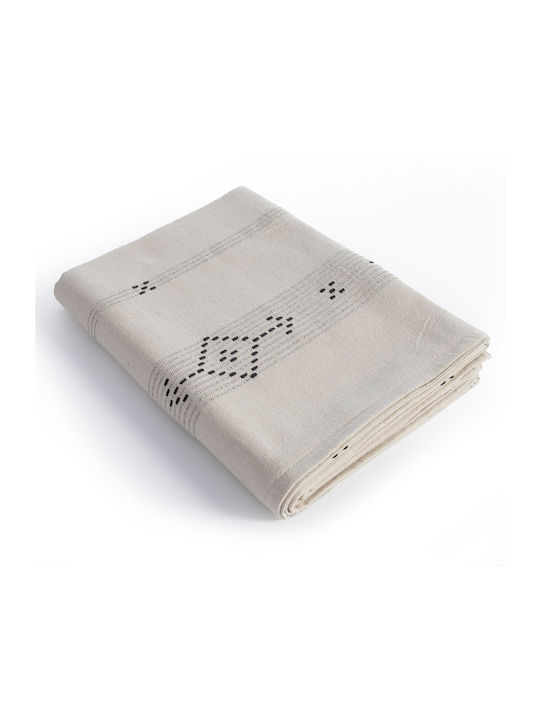 Nef-Nef Homeware Ριχτάρι Διθέσιου Καναπέ Figerald 180x250εκ. Natural