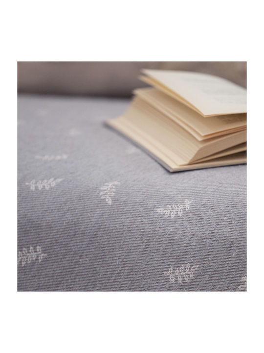 Nef-Nef Homeware Amaranta Ριχτάρι Τριθέσιου Καναπέ 170x300εκ. Grey 035763