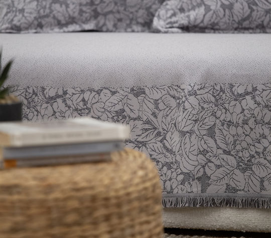Nef-Nef Homeware Ambrose Three-Seater Sofa Throw 170x300cm Grey