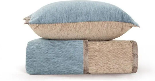 Nef-Nef Homeware Ριχτάρι Τετραθέσιου Καναπέ New Tanger 180x300cm Aqua/Mocca