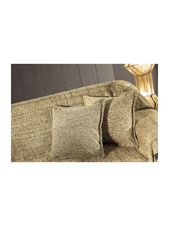 Guy Laroche Monte Armchair Throw Chenille 180x150cm Gold