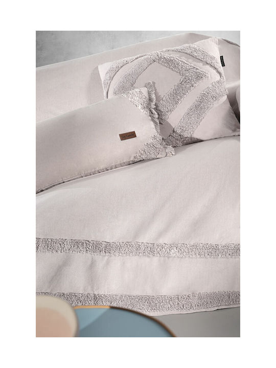Guy Laroche Decorative Pillow Case Hidi Made of 100% Cotton Pink 30x45cm