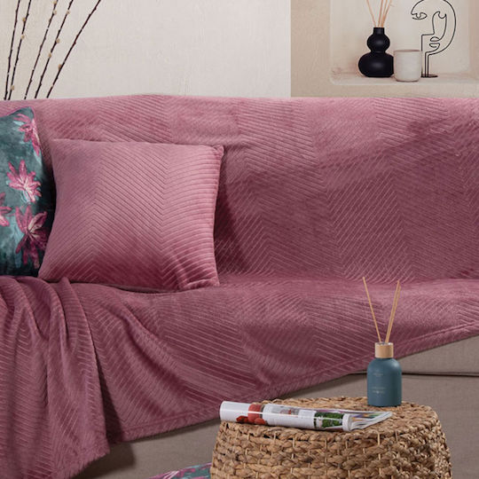 Nef-Nef Homeware Sofa-Kissen Dakari Vlies Mauve 45x45cm.